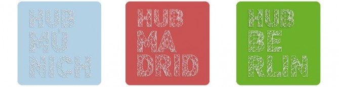 hubs-Múnich-Madrid-Berlín