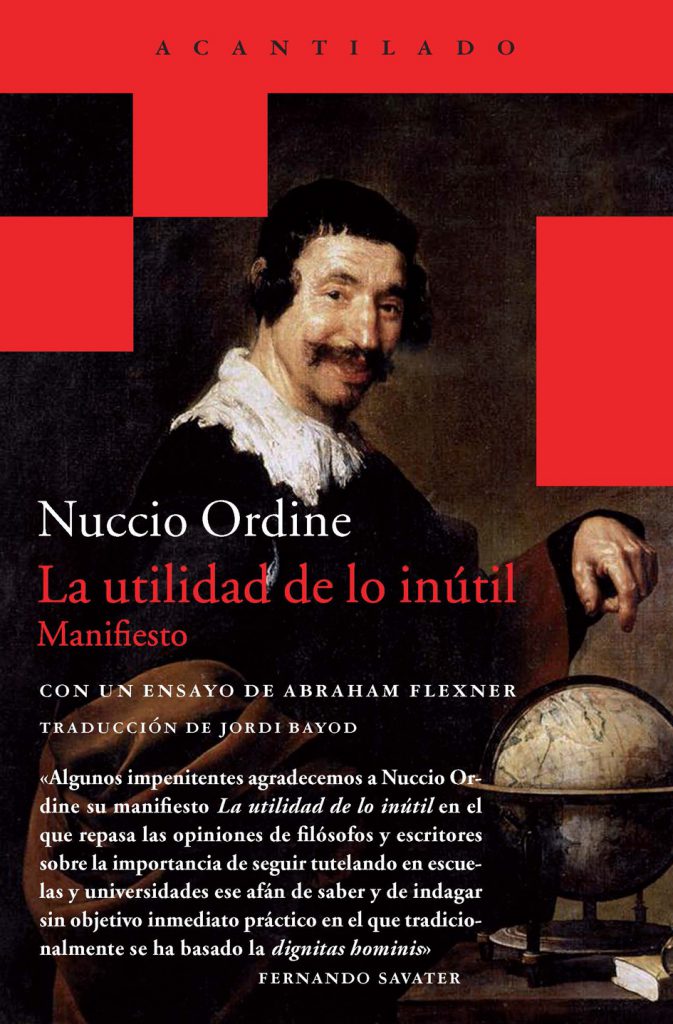 Nuccio Ordine, manifiesto: la inutilidad de lo inútil